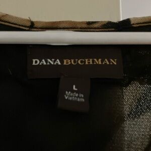 Dana Buchman sleeveless animal print blouse